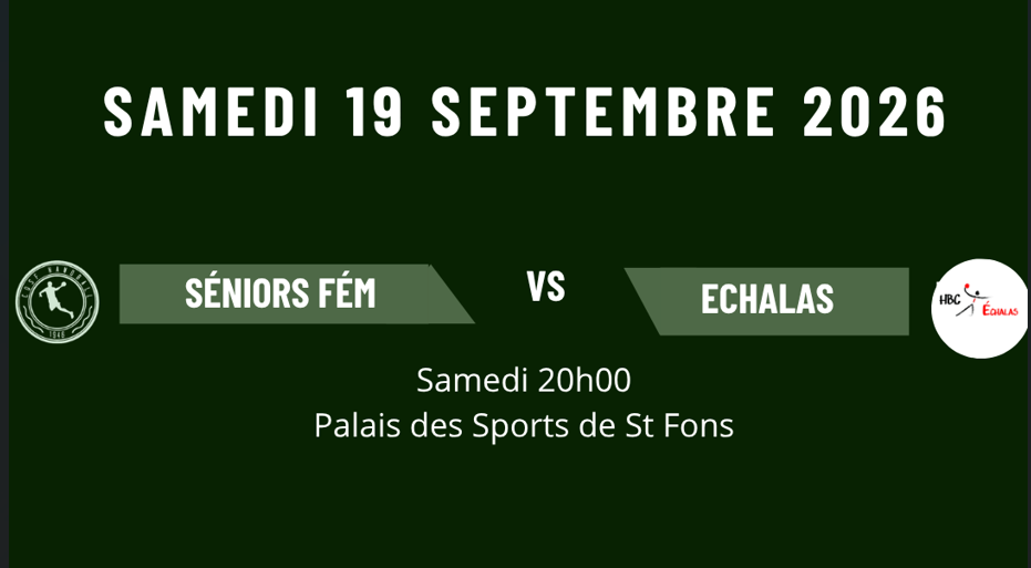 2ème Journée de championnat pour nos Séniors Féminines