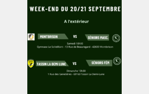 Planning du week-end