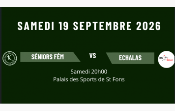 2ème Journée de championnat pour nos Séniors Féminines