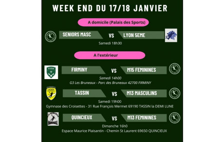 Rencontres du week-end